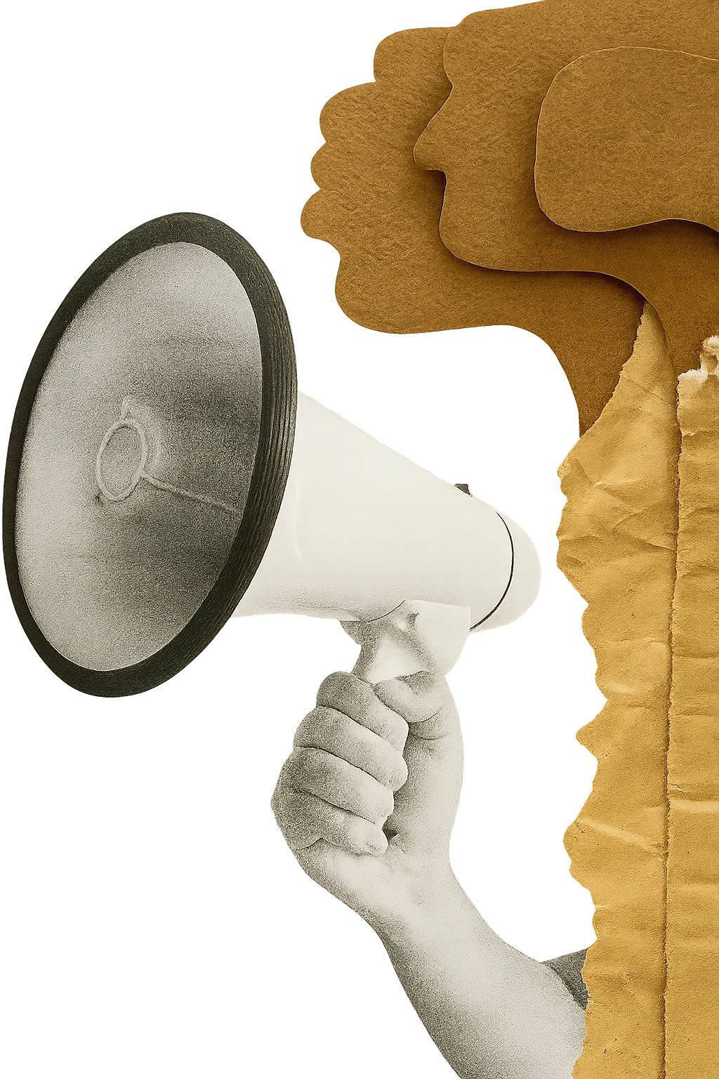 Hand with megaphone - Savvy Signature  