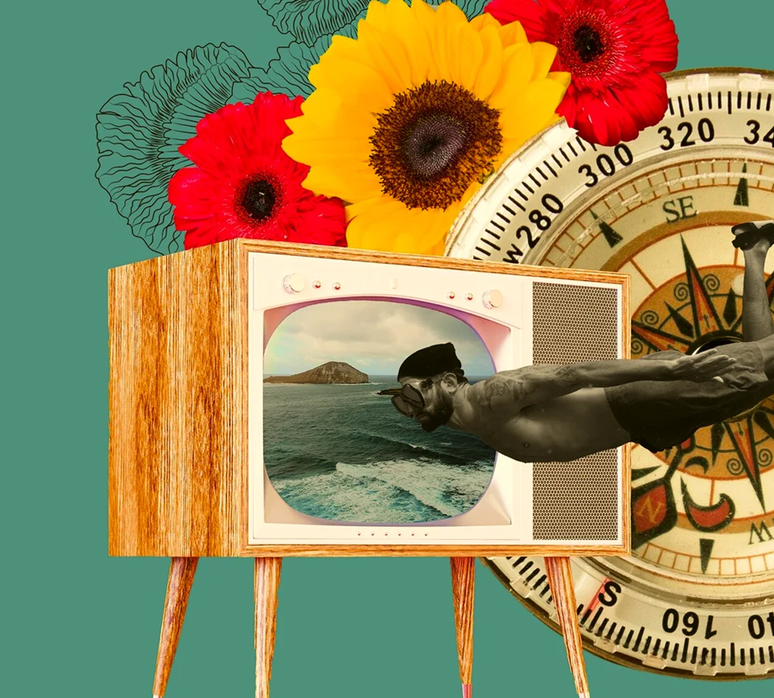 Easel with landscape painting - Savvy Signature